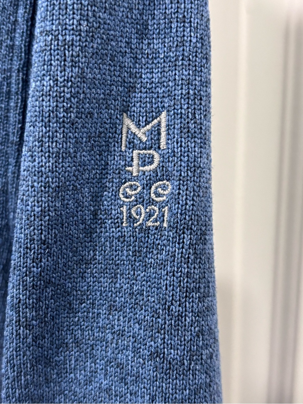 Peter Miller Men’s 1/4 Sweater Size XL Blue Performance Golf Pullover CC Logo - Picture 5 of 7